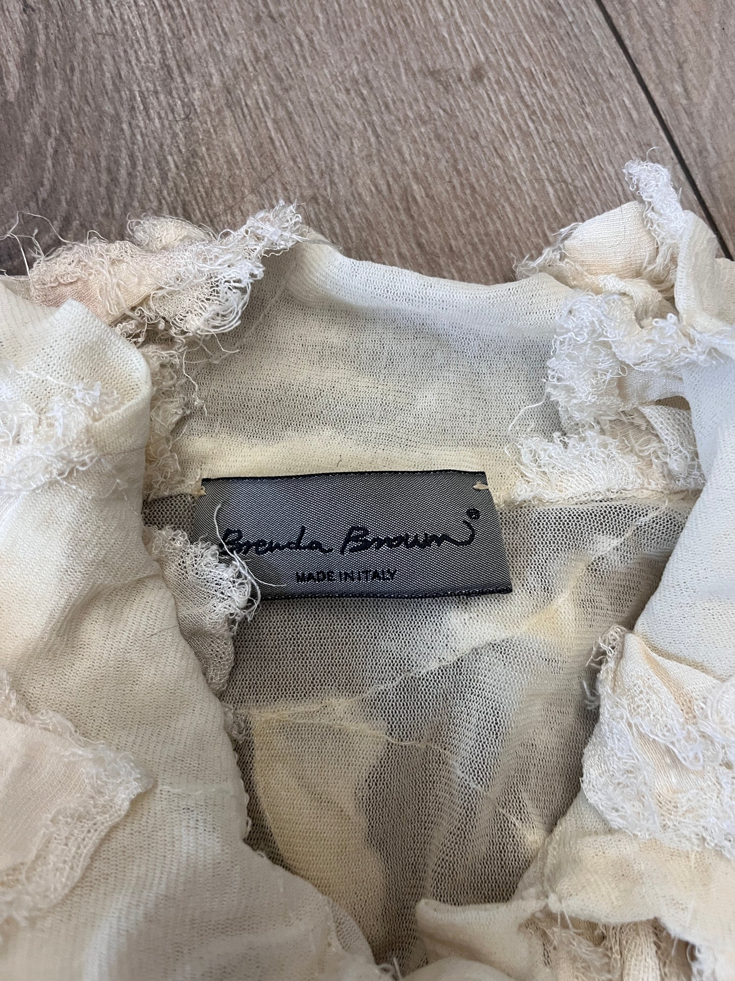 Benedetta B. Distressed Chiffon Blouse #11840