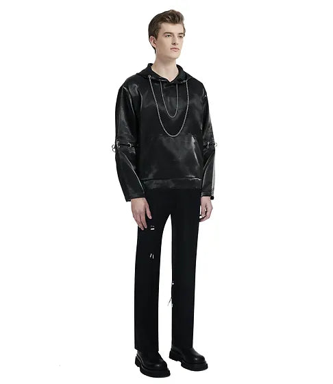 BLACKMIRROR unisex chains hoodie 666999 #2981