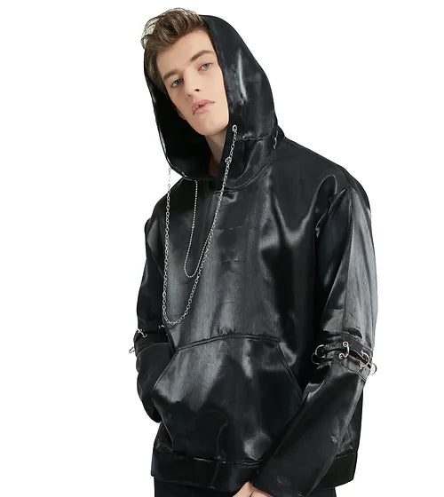 BLACKMIRROR unisex chains hoodie 666999 #2981