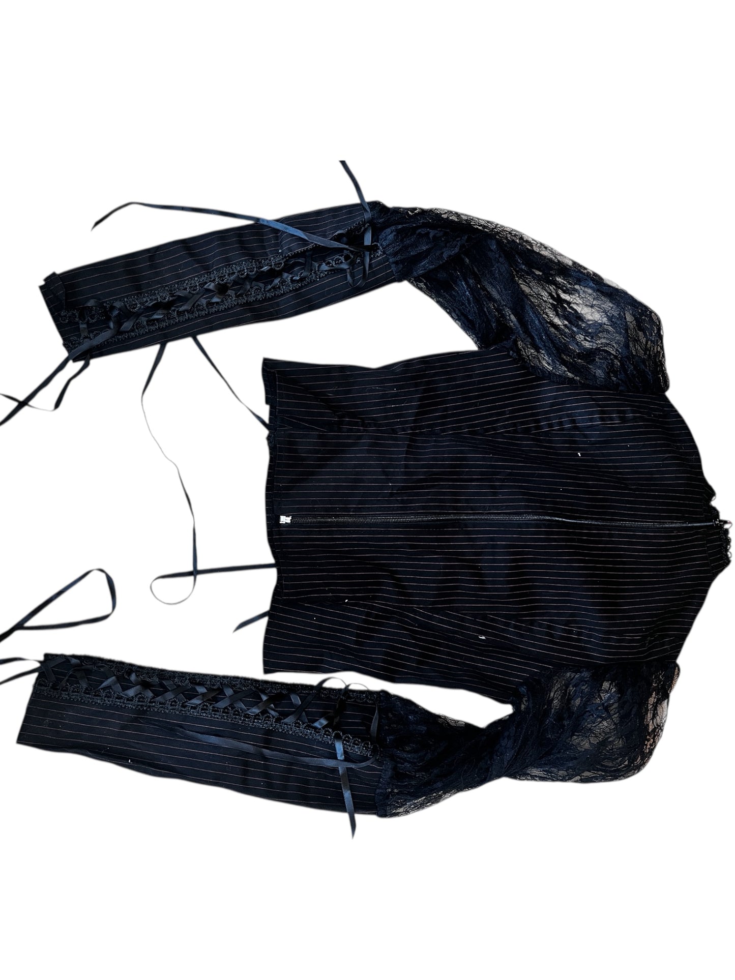 Phaze Black Lace Up Corset Top