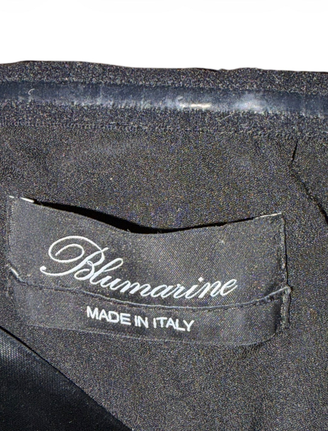Blumarine Made in Italy label