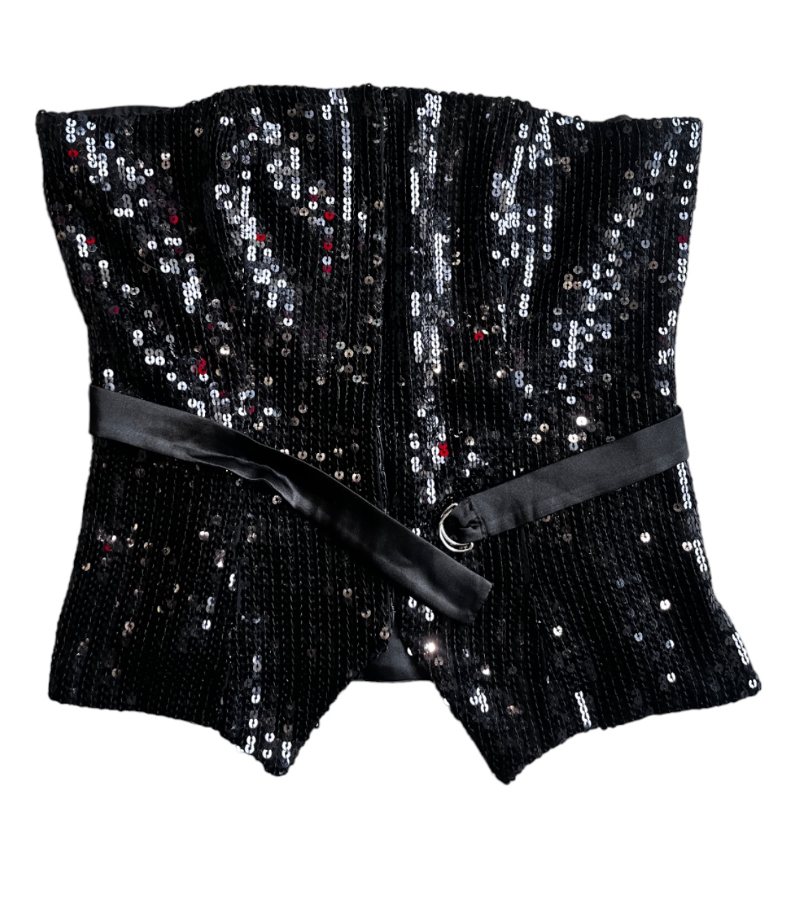 Morgan 90s/2000s Sequin Corset Top S #4486