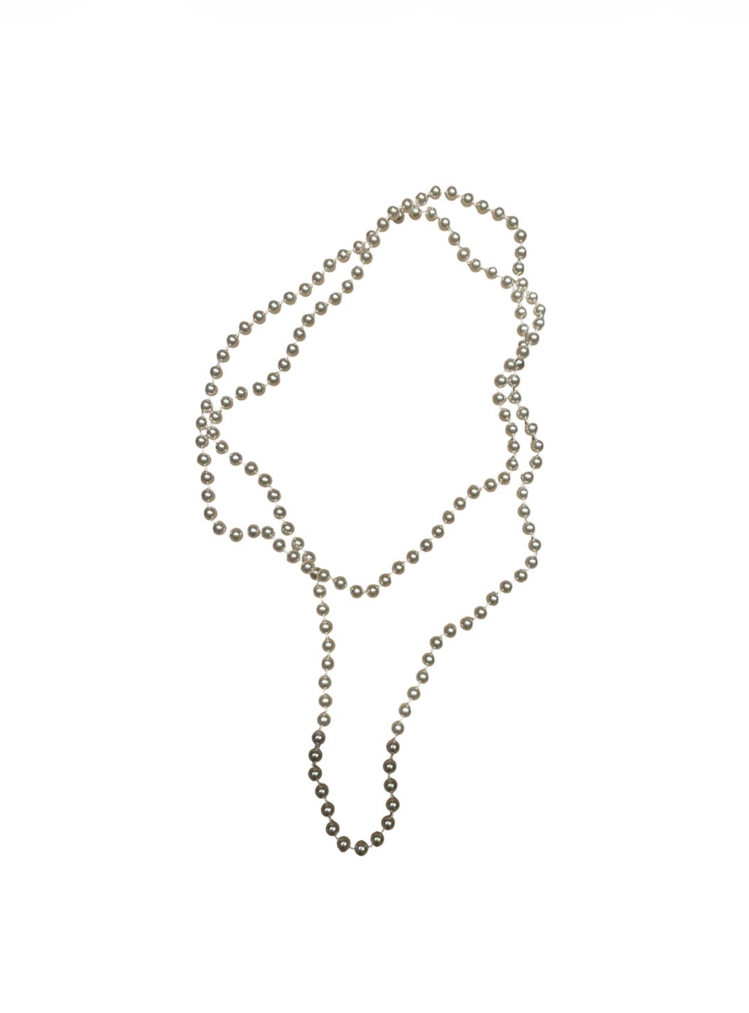 Extra Long Faux Pearl Necklace #13800