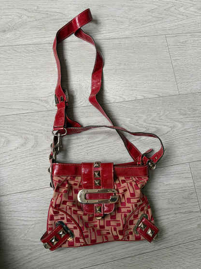 Guess Y2K Monogram Studded Crossbody Bag #13185