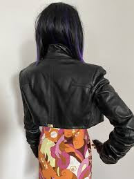 Elisabetta Franchi Black Cropped Bolero Jacket