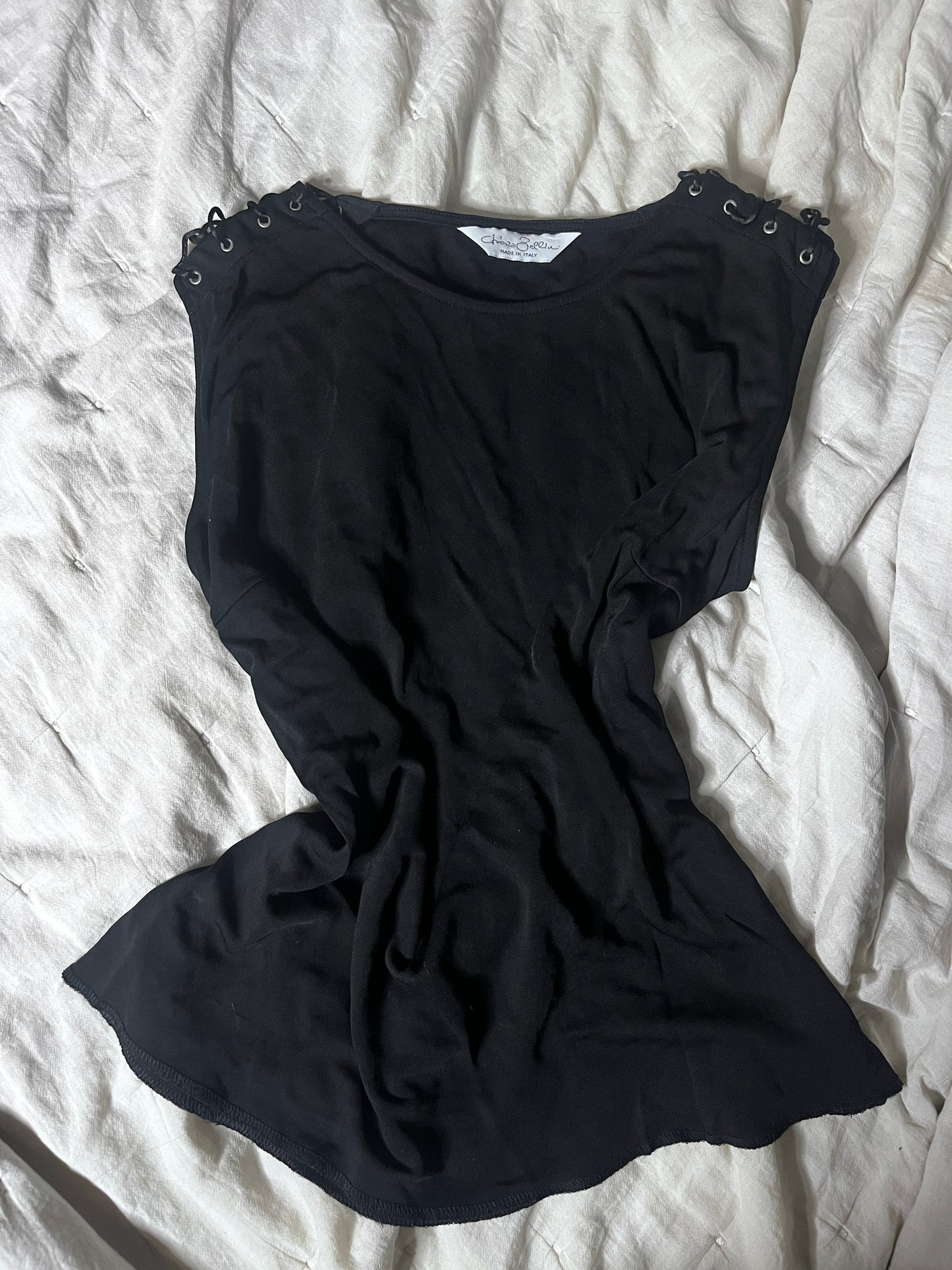 Chiara Bellini silk-blend Italian top #11094