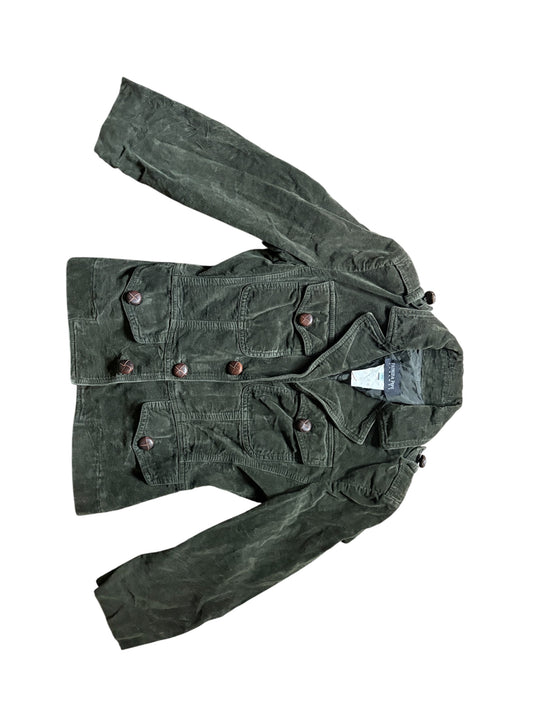 Patrizia Pepe Olive Green Fitted Military Jacket #13556