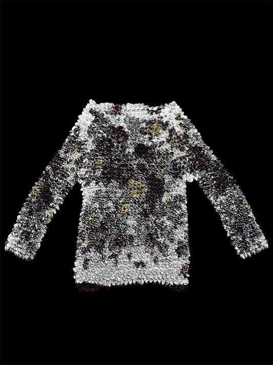 Popcorn Silk Top #6932