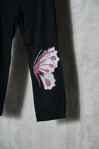 Black Butterfly Capris S