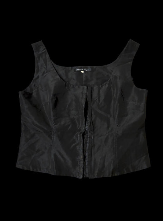 Le Group Black Corset Style Top #13608