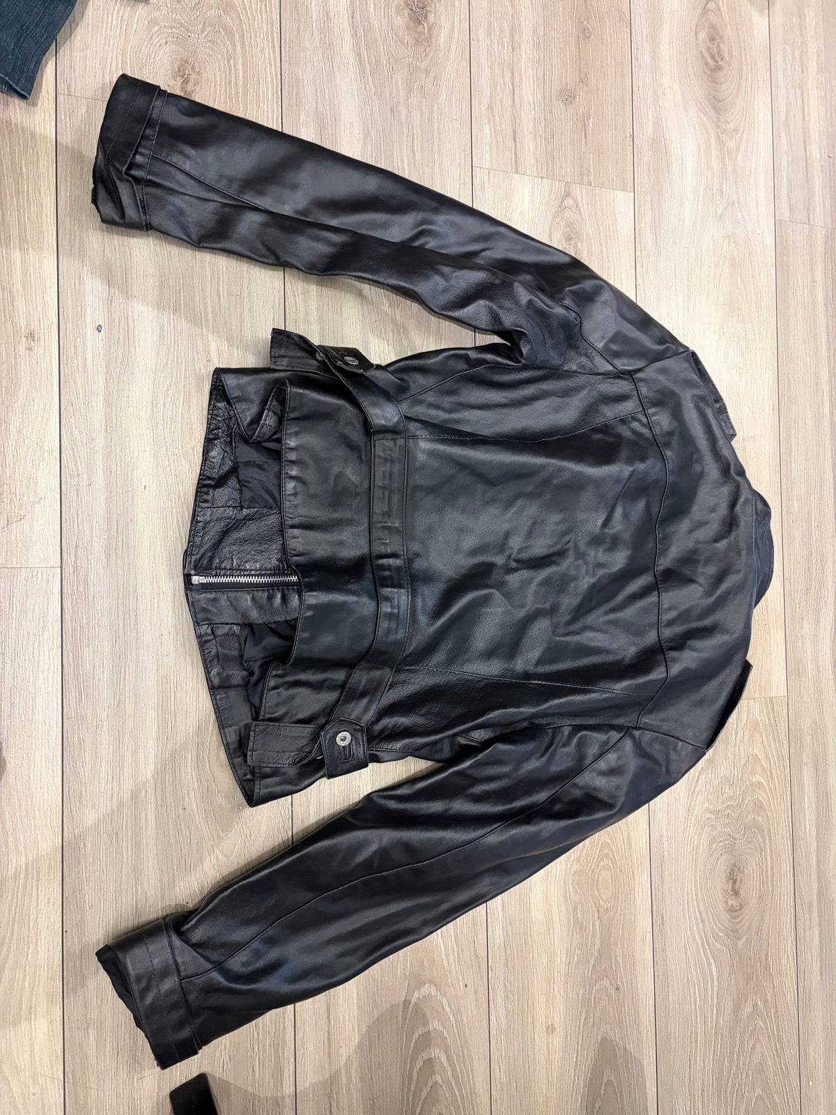 Maurizio Tacconi Leather Utility Jacket #13309