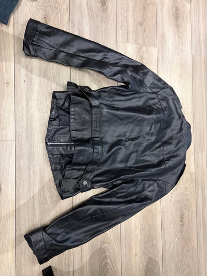 Maurizio Tacconi Leather Utility Jacket #13309