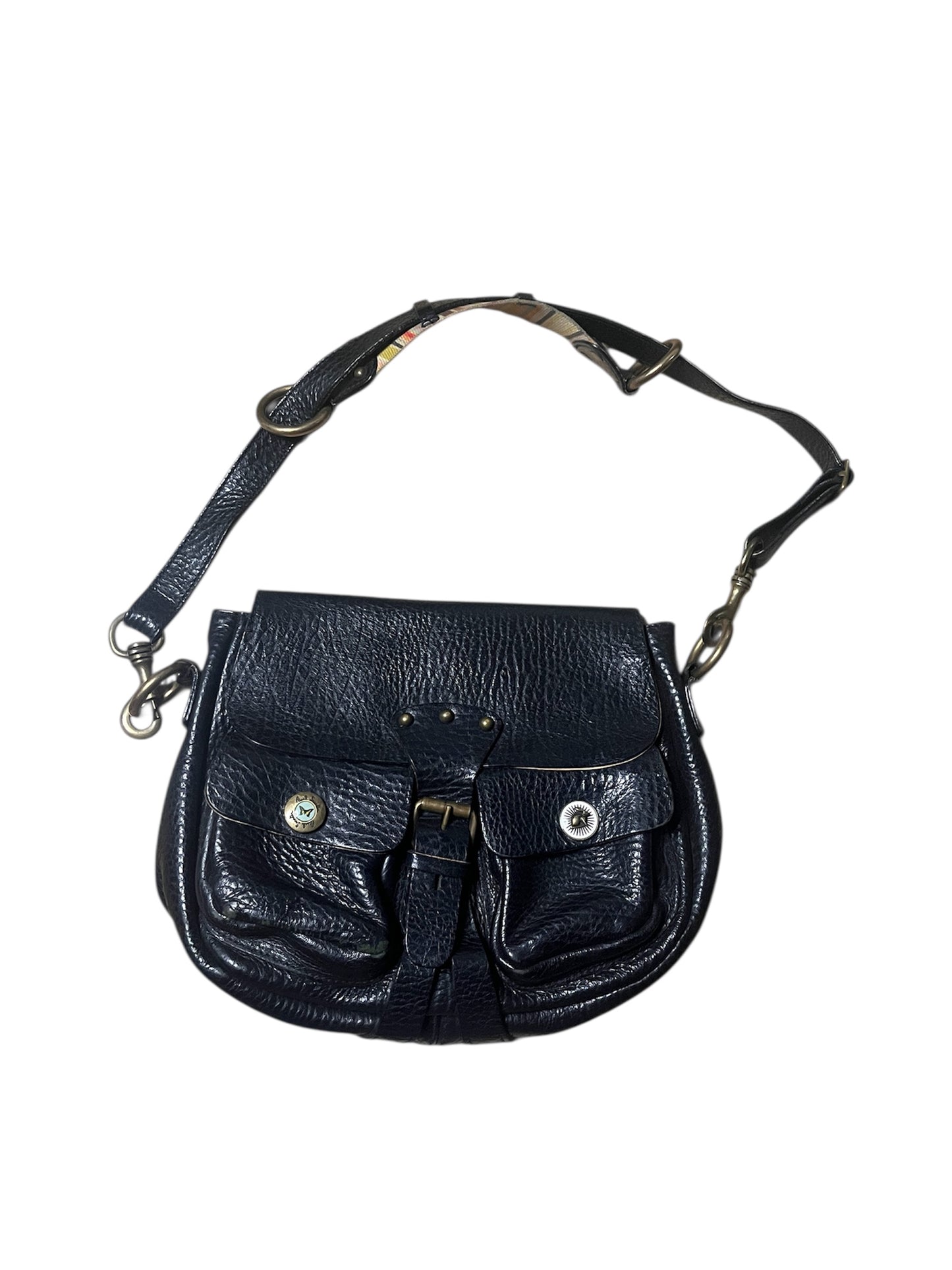 Paul Smith Black Leather Shoulder Bag #12035
