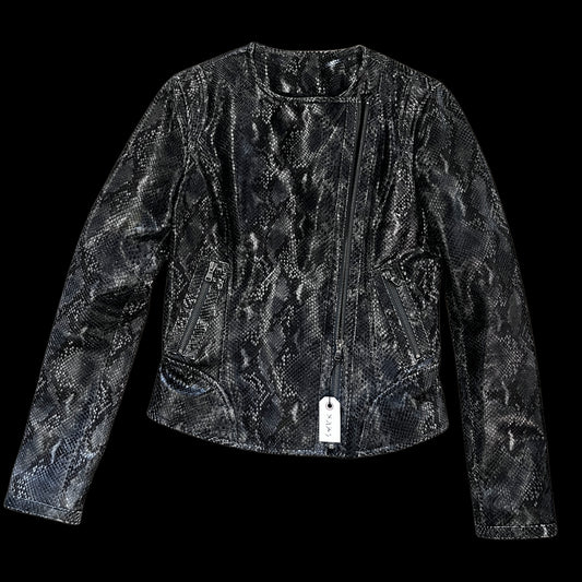 Snakeskin Leather Jacket