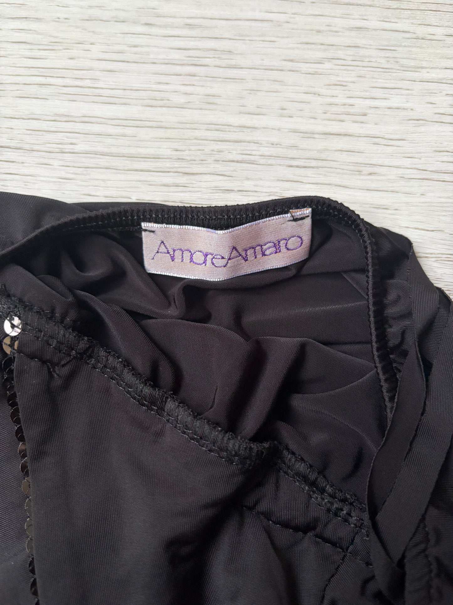 Vintage Amore Amaro Sequin Halter Top #13225