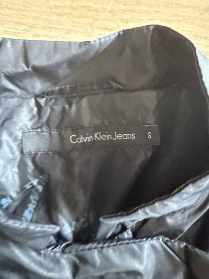 Calvin Klein Jeans Black Crinkled Nylon Jacket