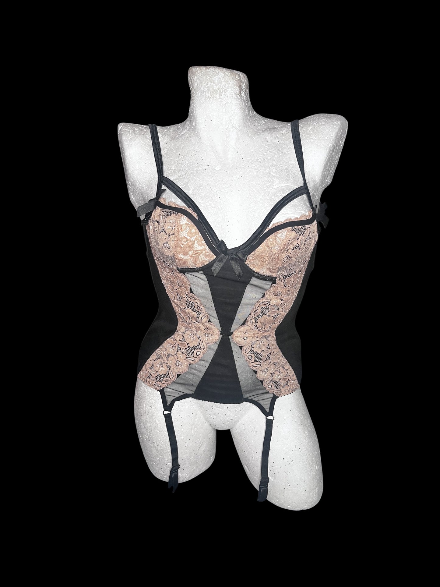 Sheer Lace Corset #9751