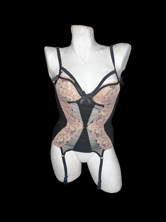 Sheer Lace Corset #9751