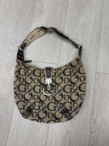 Vintage Guess Monogram Hobo Bag #13337