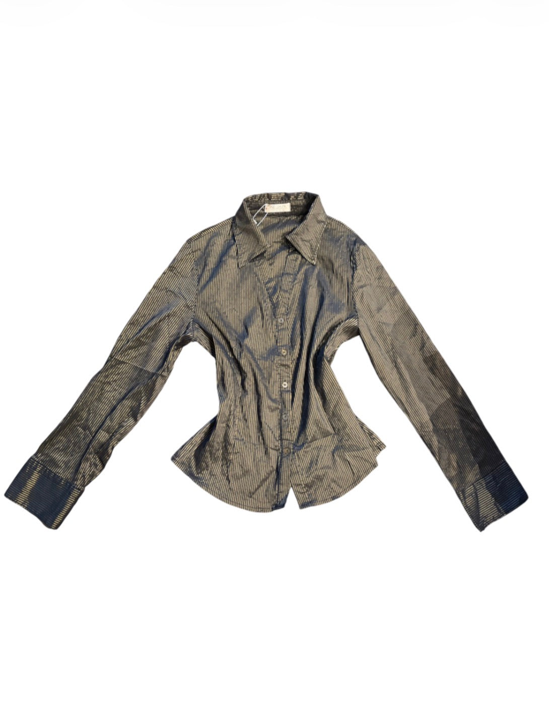Sacramento Fashion metallic striped shirt