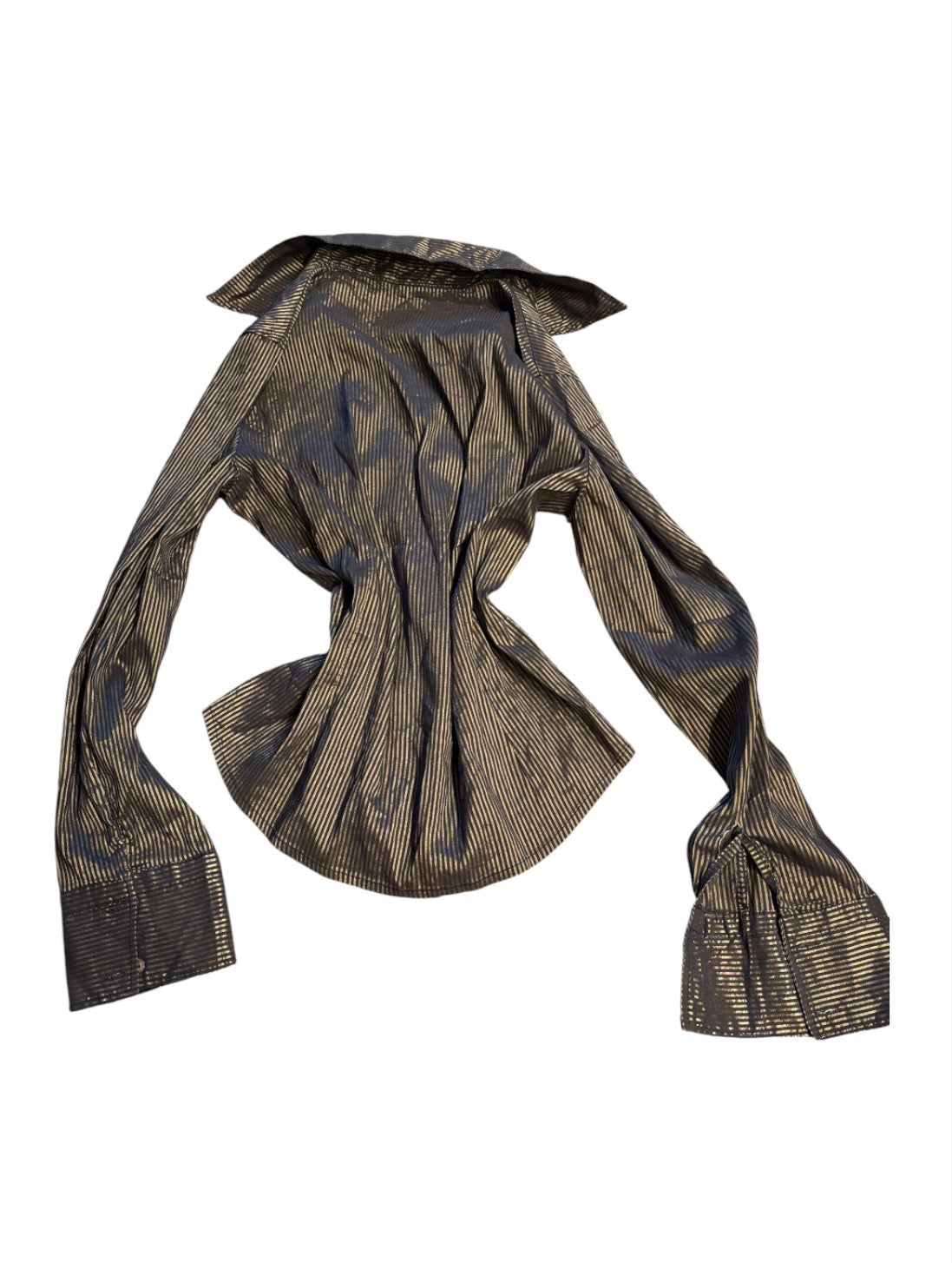 Sacramento Fashion metallic striped shirt