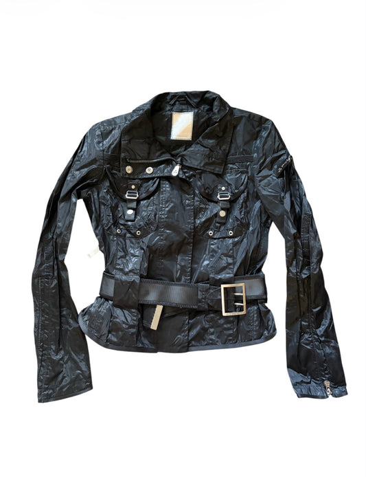 Peuterey Black Belted Utility Jacket #13597