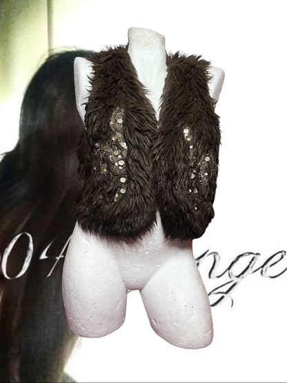 Faux Fur Vest #10465