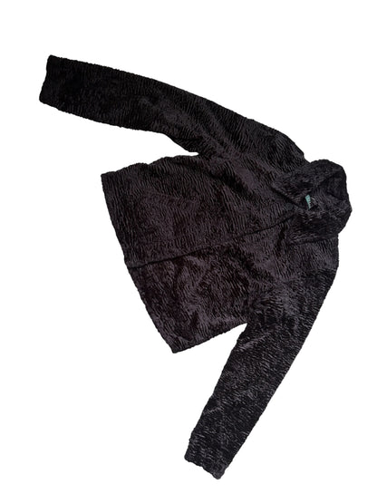Vintage Lauren Ralph Lauren Textured Faux-Fur Jacket #13222