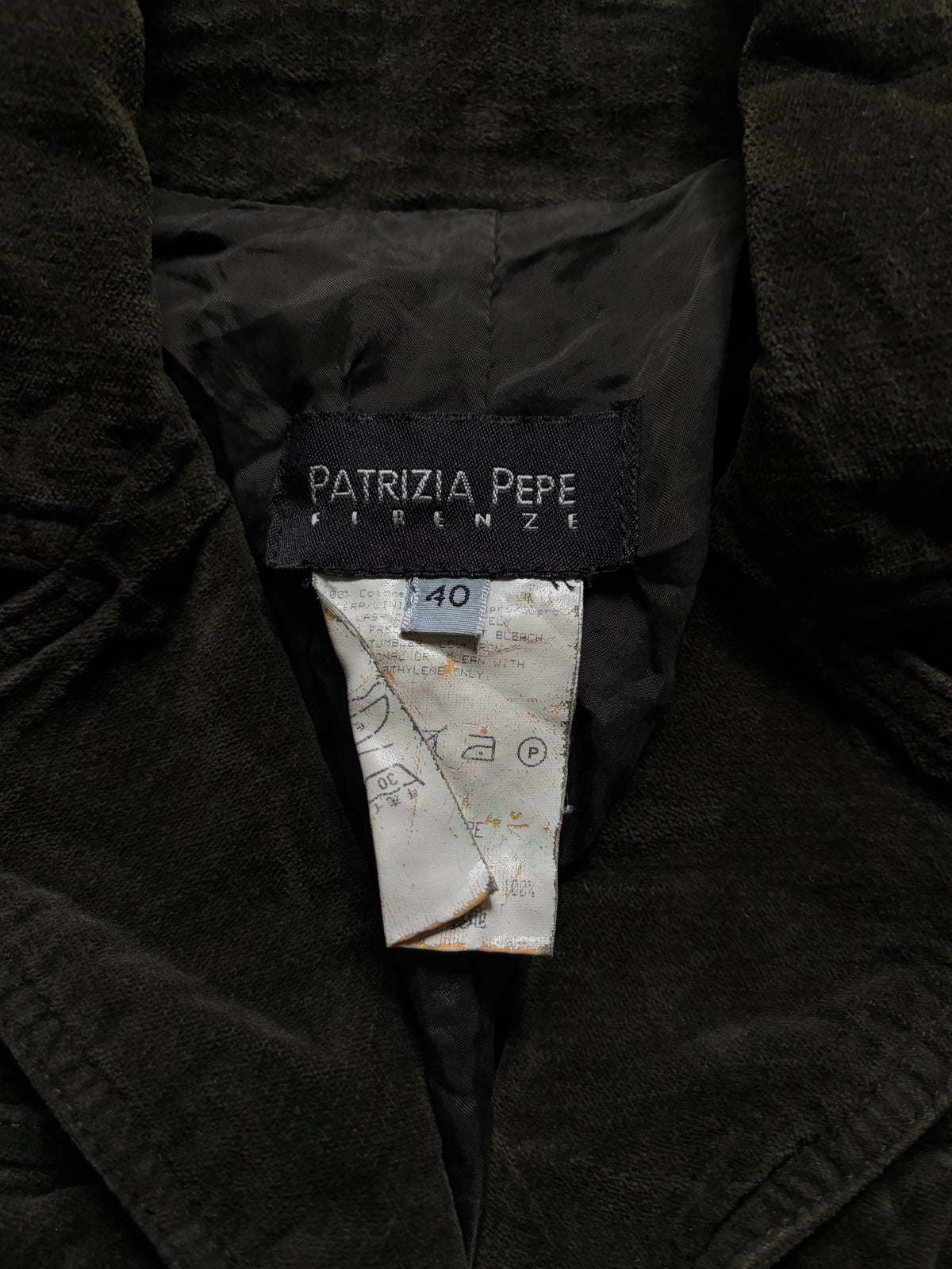 Patrizia Pepe Olive Green Fitted Military Jacket #13556