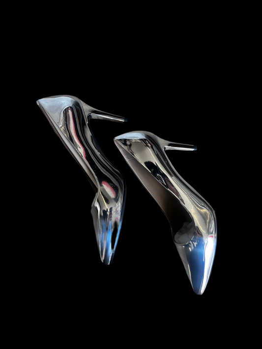 Unisa Kitten Pumps Silver 39