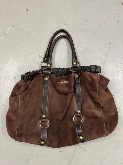 Miu Miu Suede Leather Bag #7629