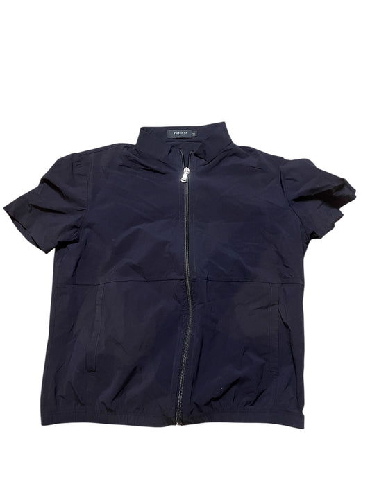 Navy short-sleeve zip jacket by Pinko #11275