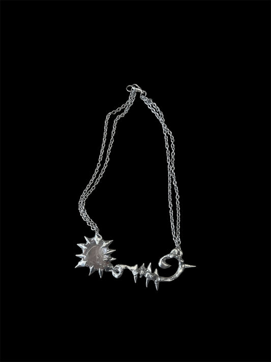 Solar Reliquary Necklace — #12883