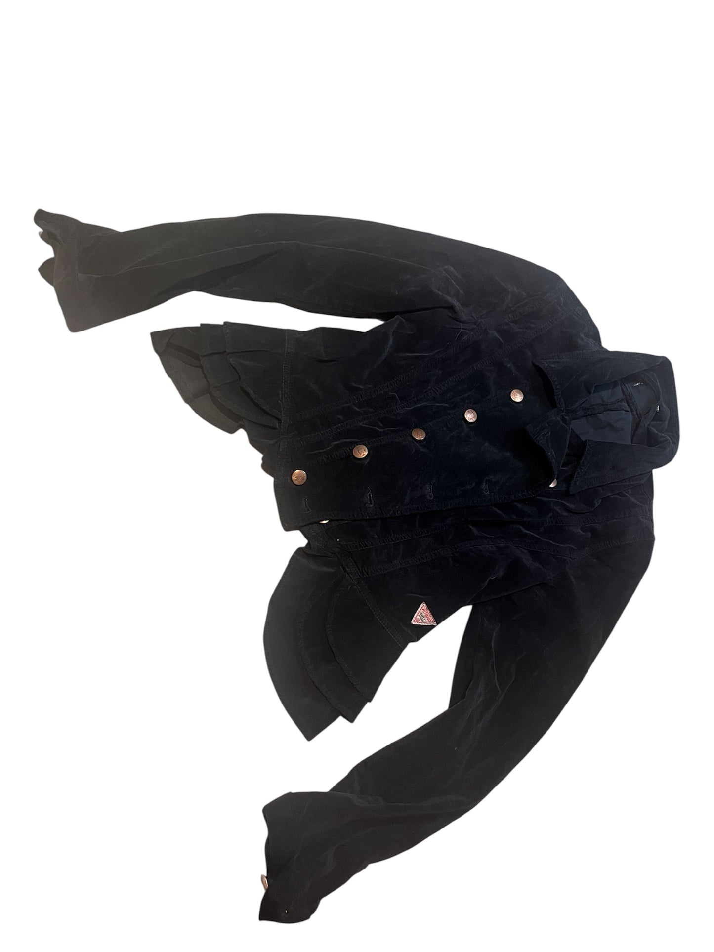 Fiorucci Lace-Back Denim Jacket #11818