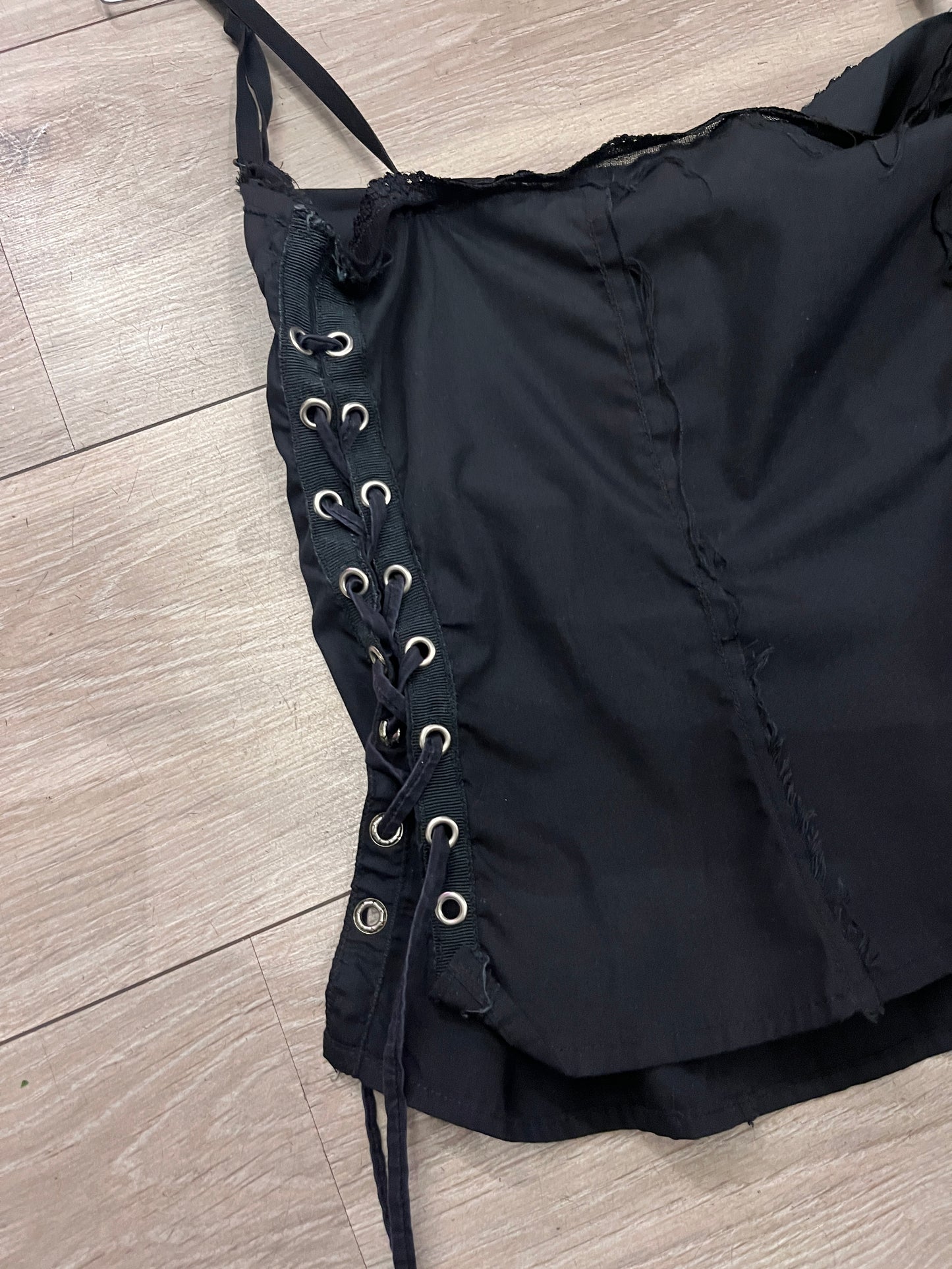 Andrea Rosati Black Corset Cami Top #10519
