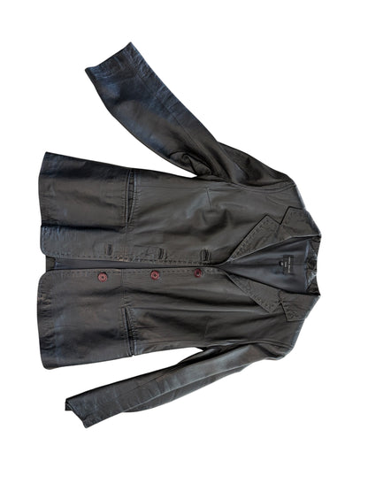 Vintage Italian Leather Blazer #13080