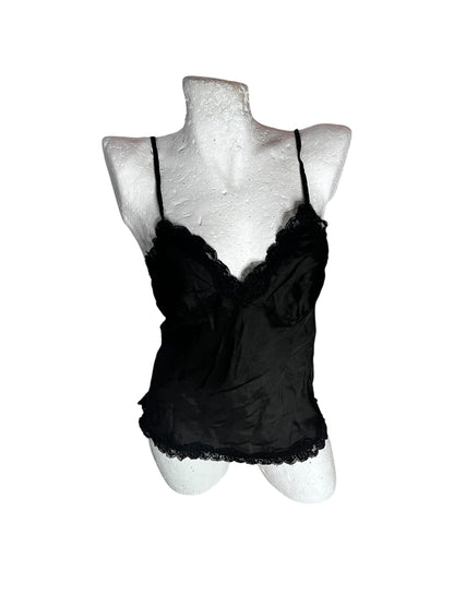 Black Lace Trim Camisole #9210
