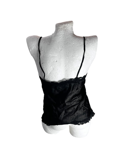 Black Lace Trim Camisole #9210