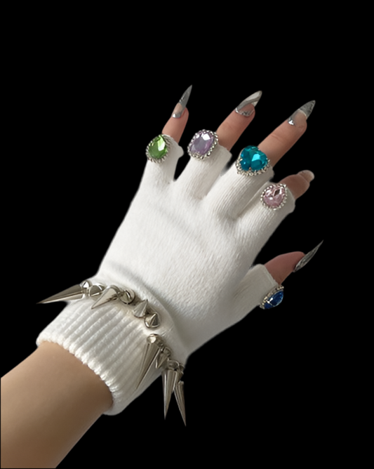 Cashmere 4-in-1 original hand-sewn gloves <2 colors> 666999 #2982