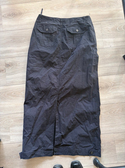 2000s s.Oliver Black Maxi Skirt #13251