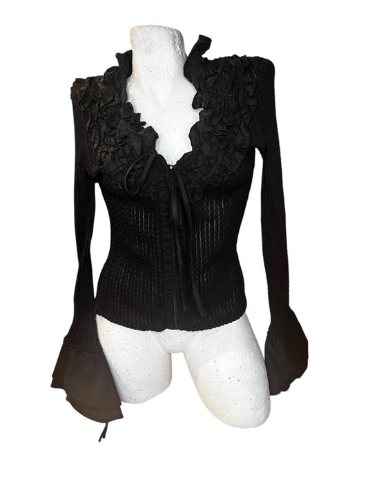 Victorian Zip- Up Top #7909