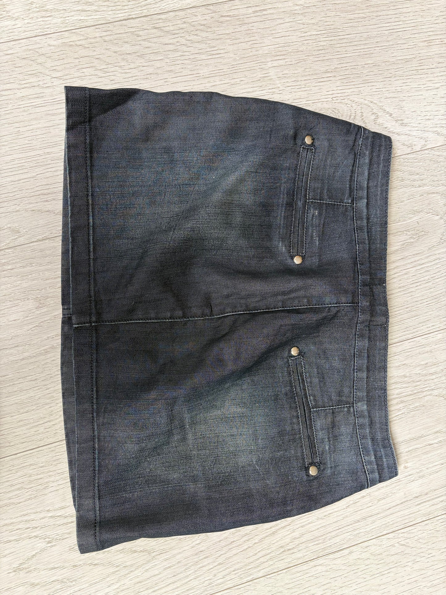 Motivi Belted Denim Mini Skirt #13170