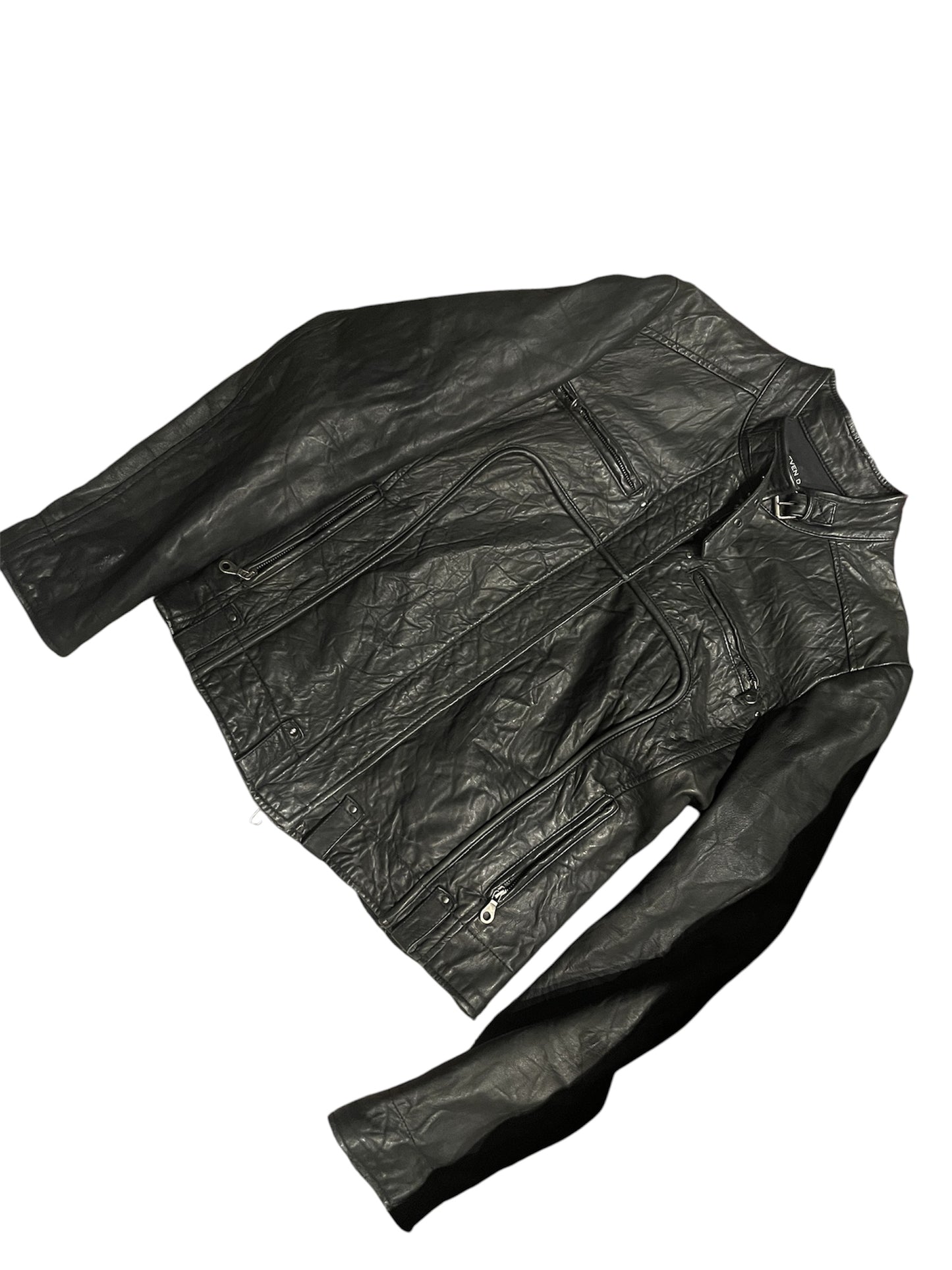 Seven Day Leather Moto Jacket #12720