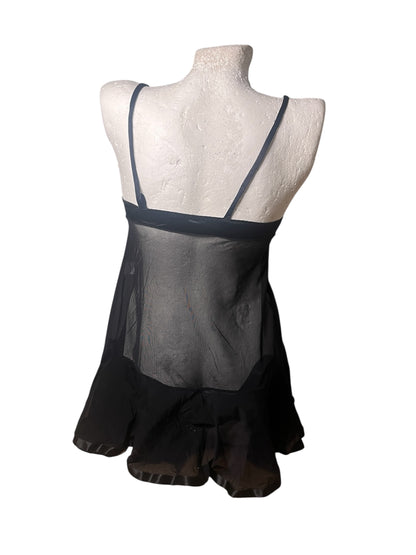 Francinè Black Sheer Babydoll Top #11610