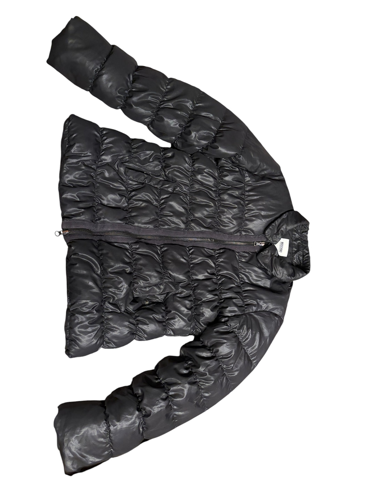 Moschino Cheap and Chic Brown Ruched Puffer Jacket #13574
