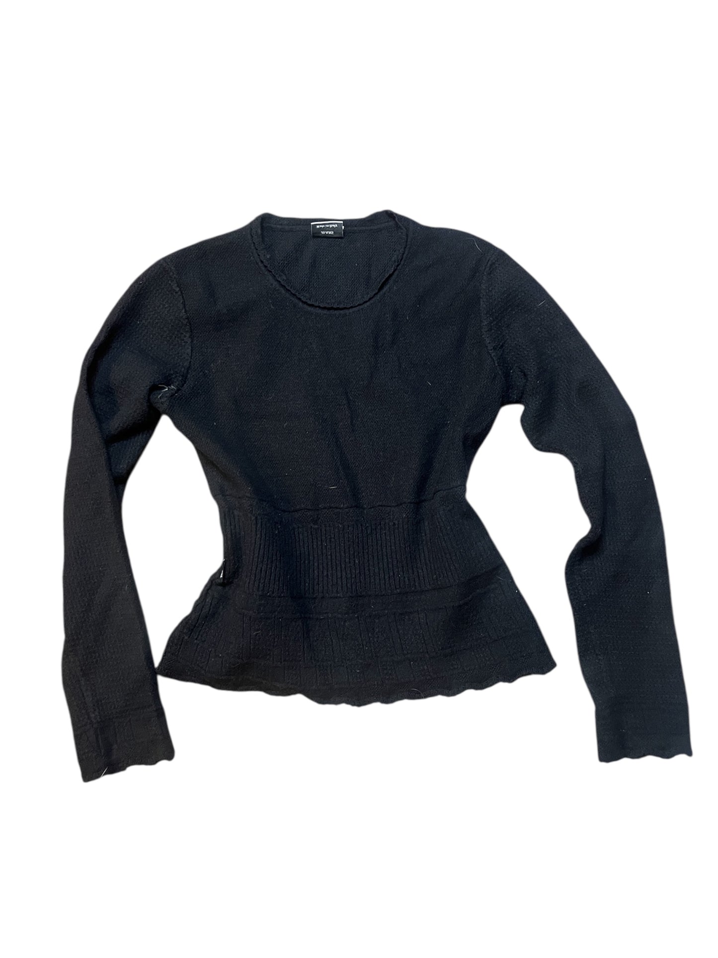 Moschino Jeans Black Knit Top #11289