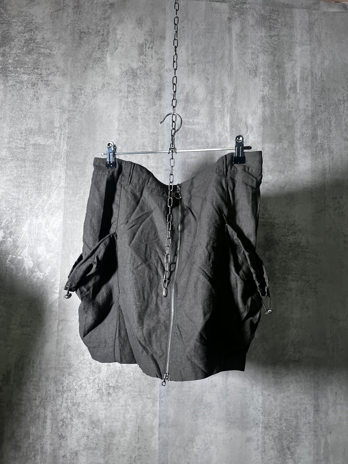 deconstructed structured mini-skirt #10746