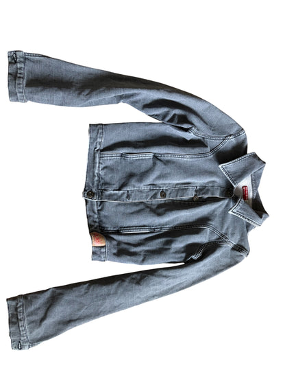 Guess 2000s Grey Flared-Sleeve Denim Jacket