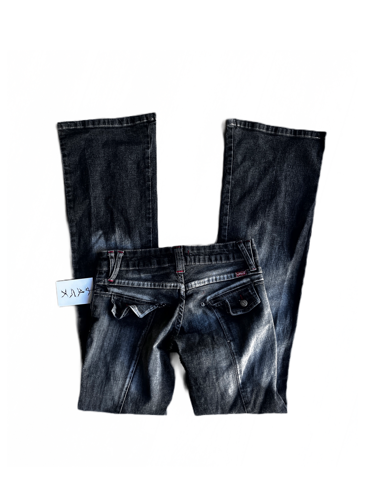 Low Waist Flare Jeans W26 #4644