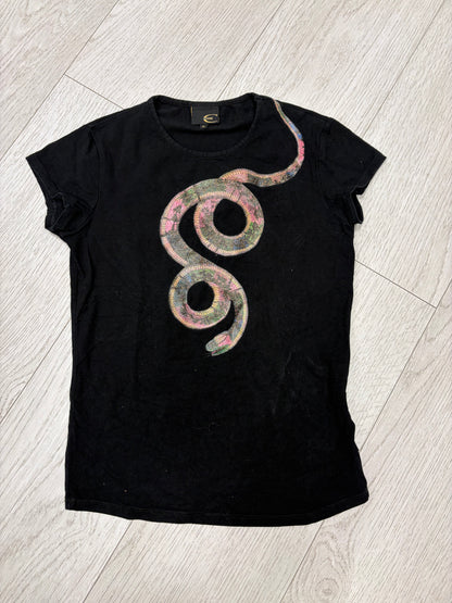 Just Cavalli Embroidered Snake T-Shirt #13328